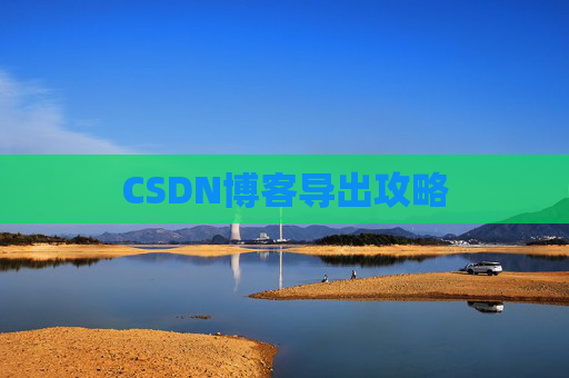 CSDN博客导出攻略